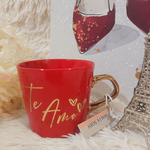 Thalia Sodi Other - TE AMO red Coffee Tea Mug Thalia Sodi NWT